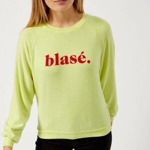 Wildfox Blasé Crewneck Sweatshirt | Small
